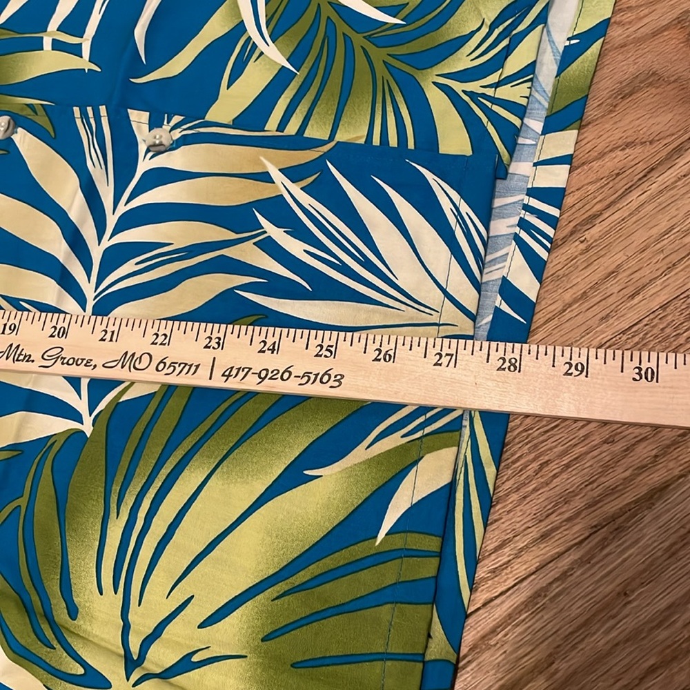 Nice‎ go barefoot button down floral Hawaiian shirt - Picture 6 of 6